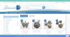 Desktop Screenshot of bizuteriadiamento.pl